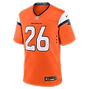 Zennovawear Devon Key Denver Broncos Team Game Jersey - Orange