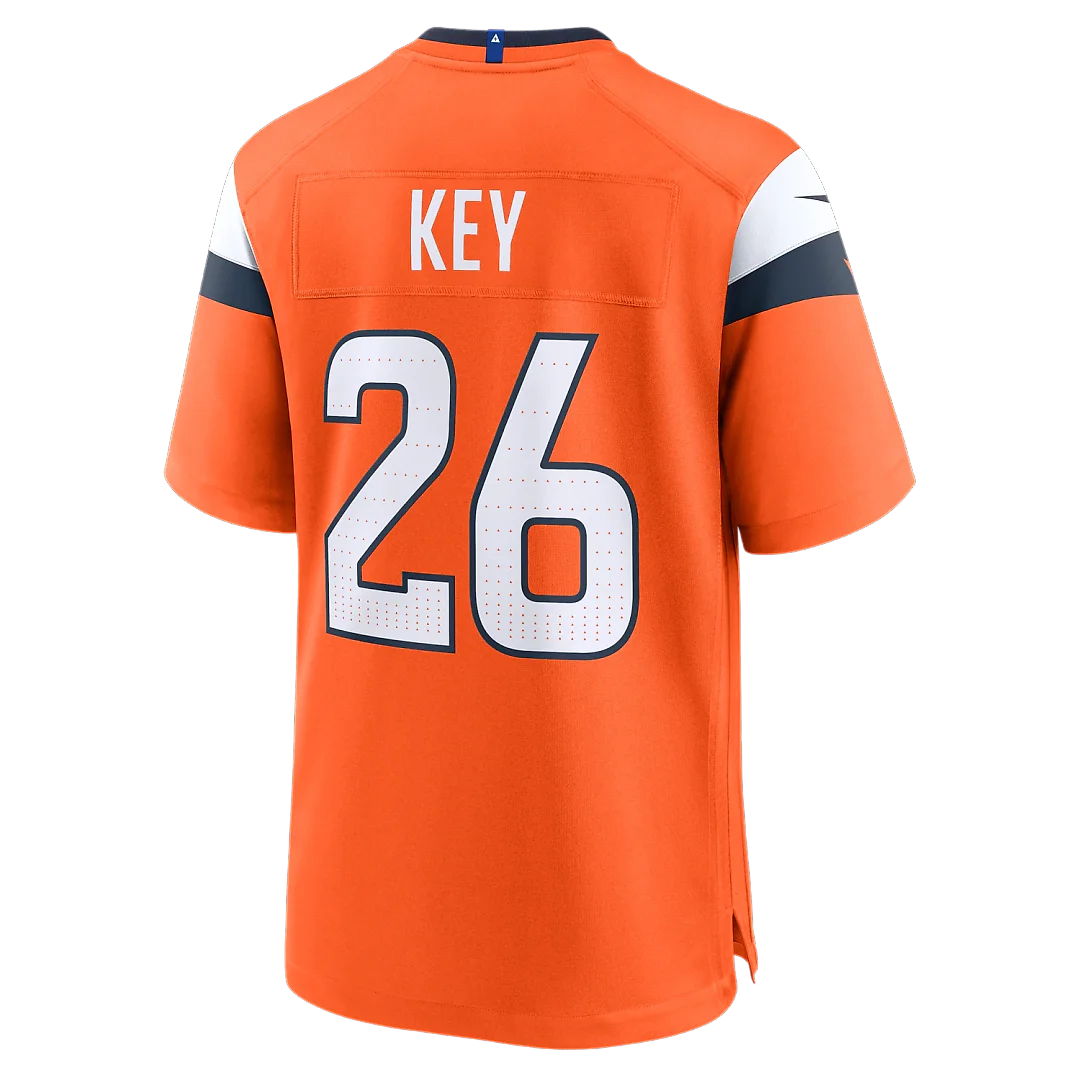 Zennovawear Devon Key Denver Broncos Team Game Jersey - Orange