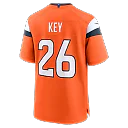 Zennovawear Devon Key Denver Broncos Team Game Jersey - Orange