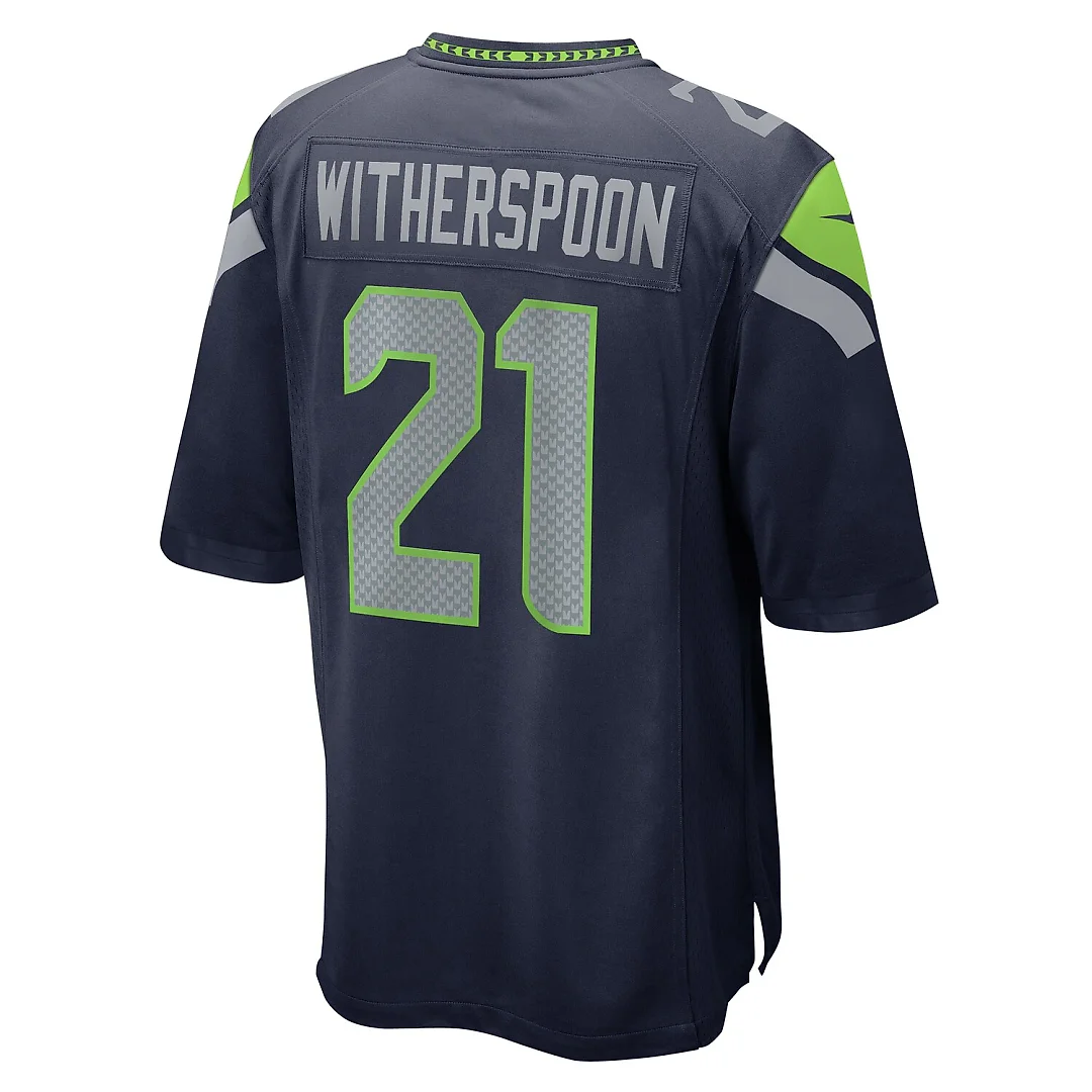 Zennovawear Devon Witherspoon Seattle Seahawks Game Jersey - College Navy