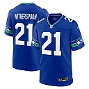 Zennovawear Devon Witherspoon Seattle Seahawks Throwback Player Game Jersey - Royal