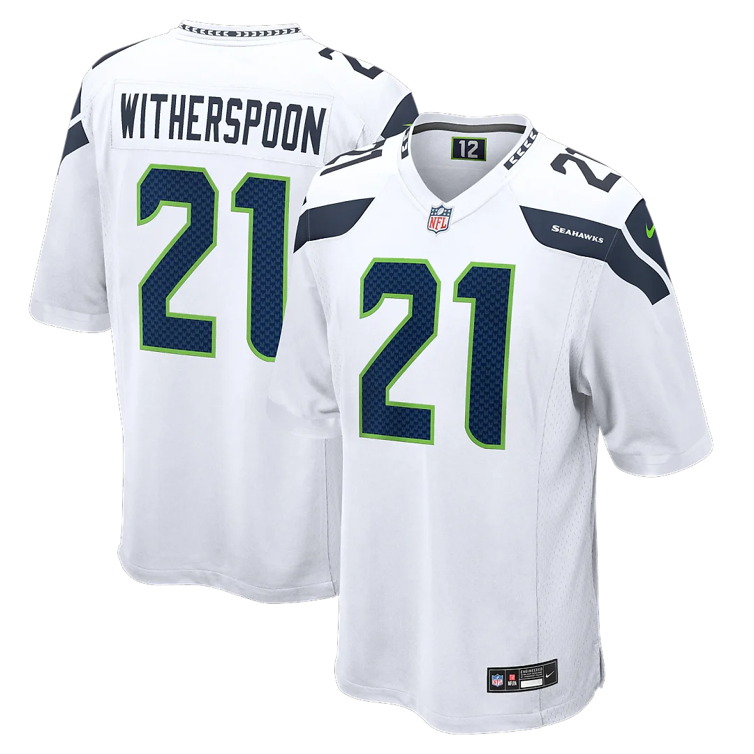 Zennovawear Devon Witherspoon Seattle Seahawks Game Jersey - White