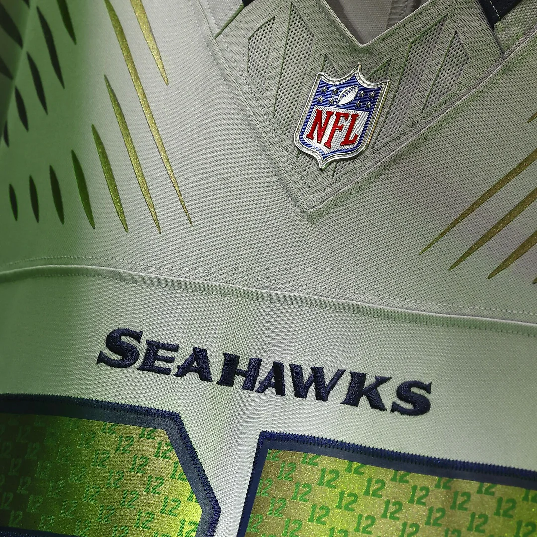 Zennovawear Devon Witherspoon Seattle Seahawks 2025 Rivalries Collection Stitched Limited Jersey - Wolf Gray