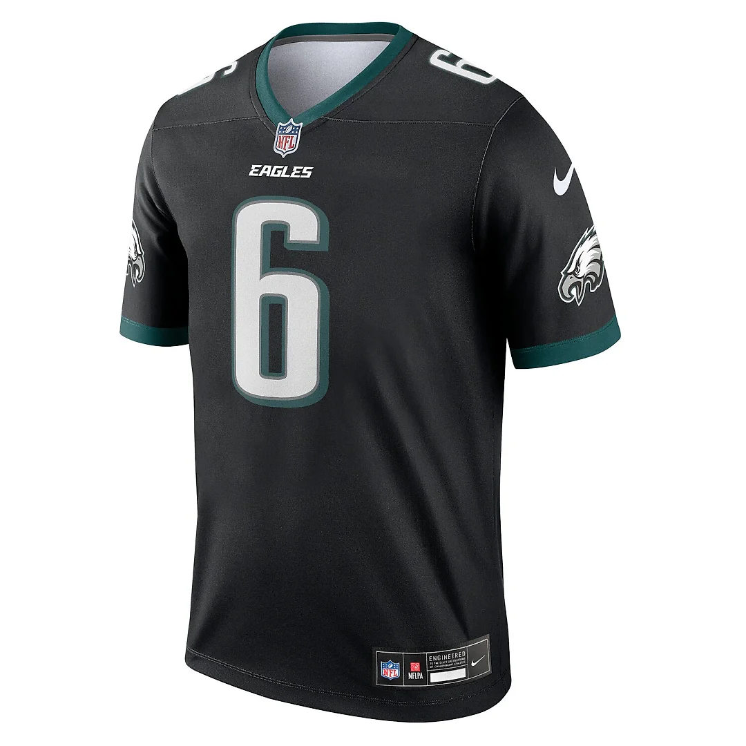 Zennovawear DeVonta Smith Philadelphia Eagles Legend Player Performance Top - Black