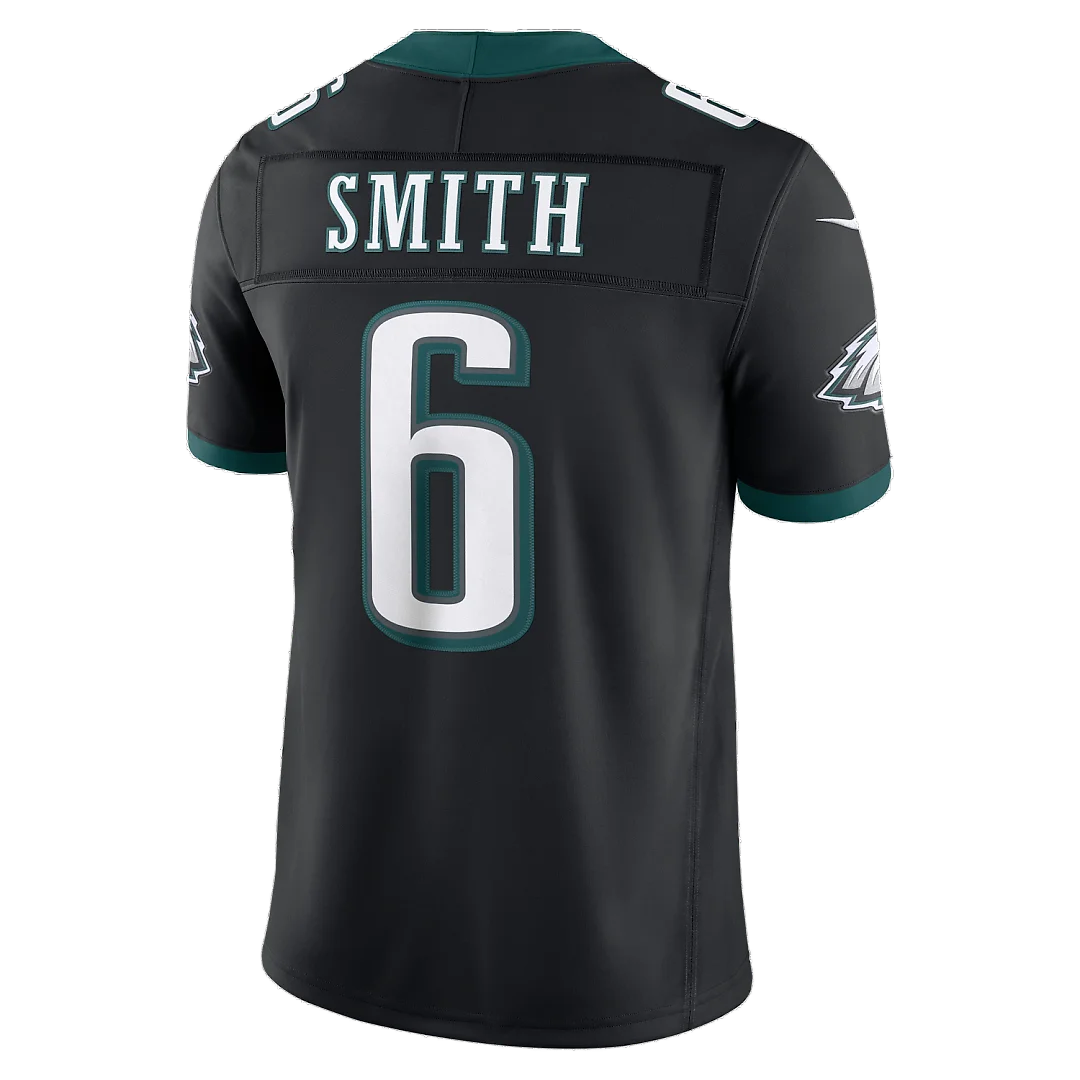 Zennovawear DeVonta Smith Philadelphia Eagles Alternate Vapor FUSE. Stitched Limited Jersey - Black