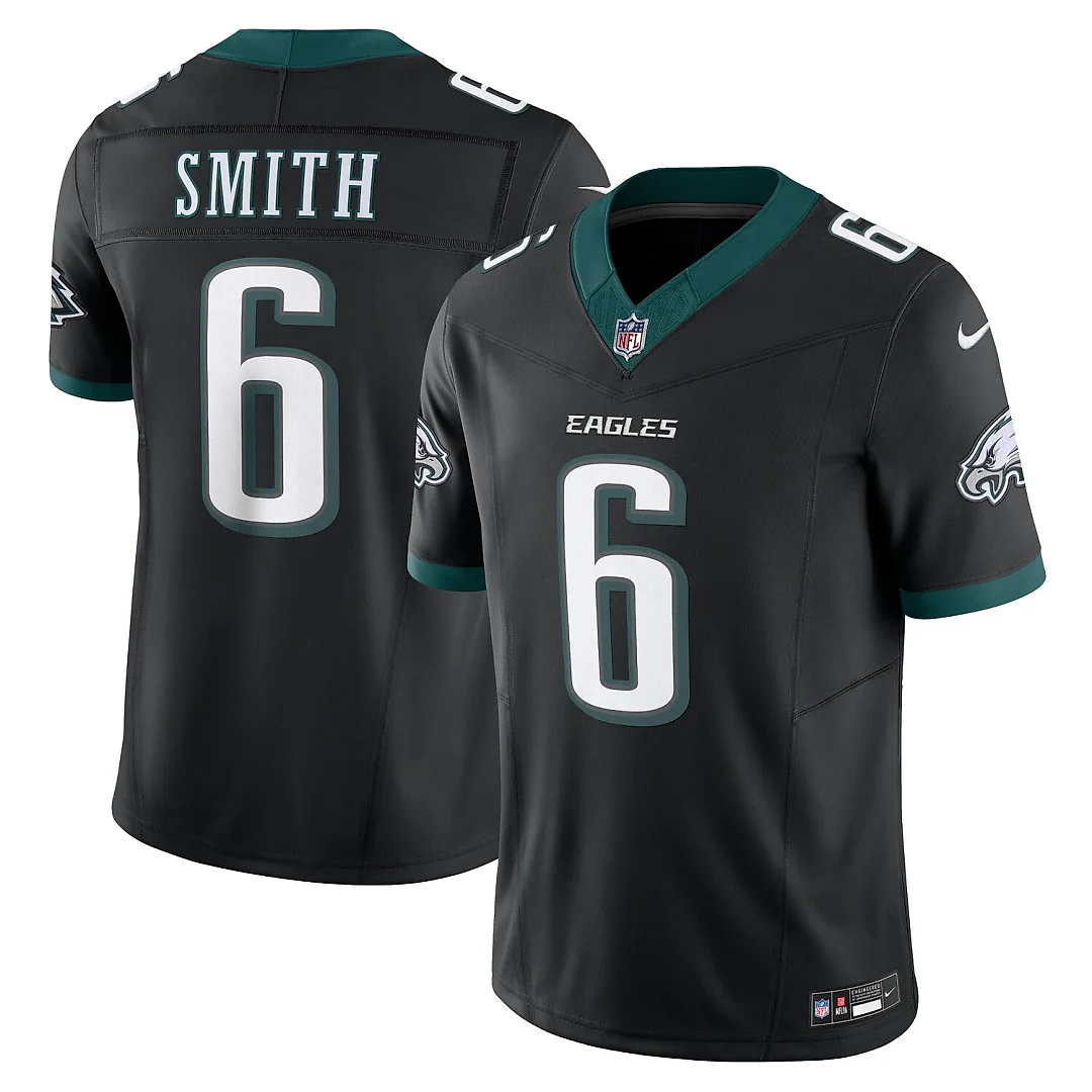 Zennovawear DeVonta Smith Philadelphia Eagles Alternate Vapor FUSE. Limited Jersey - Black