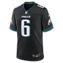 Zennovawear DeVonta Smith Philadelphia Eagles Alternate Game Jersey - Black