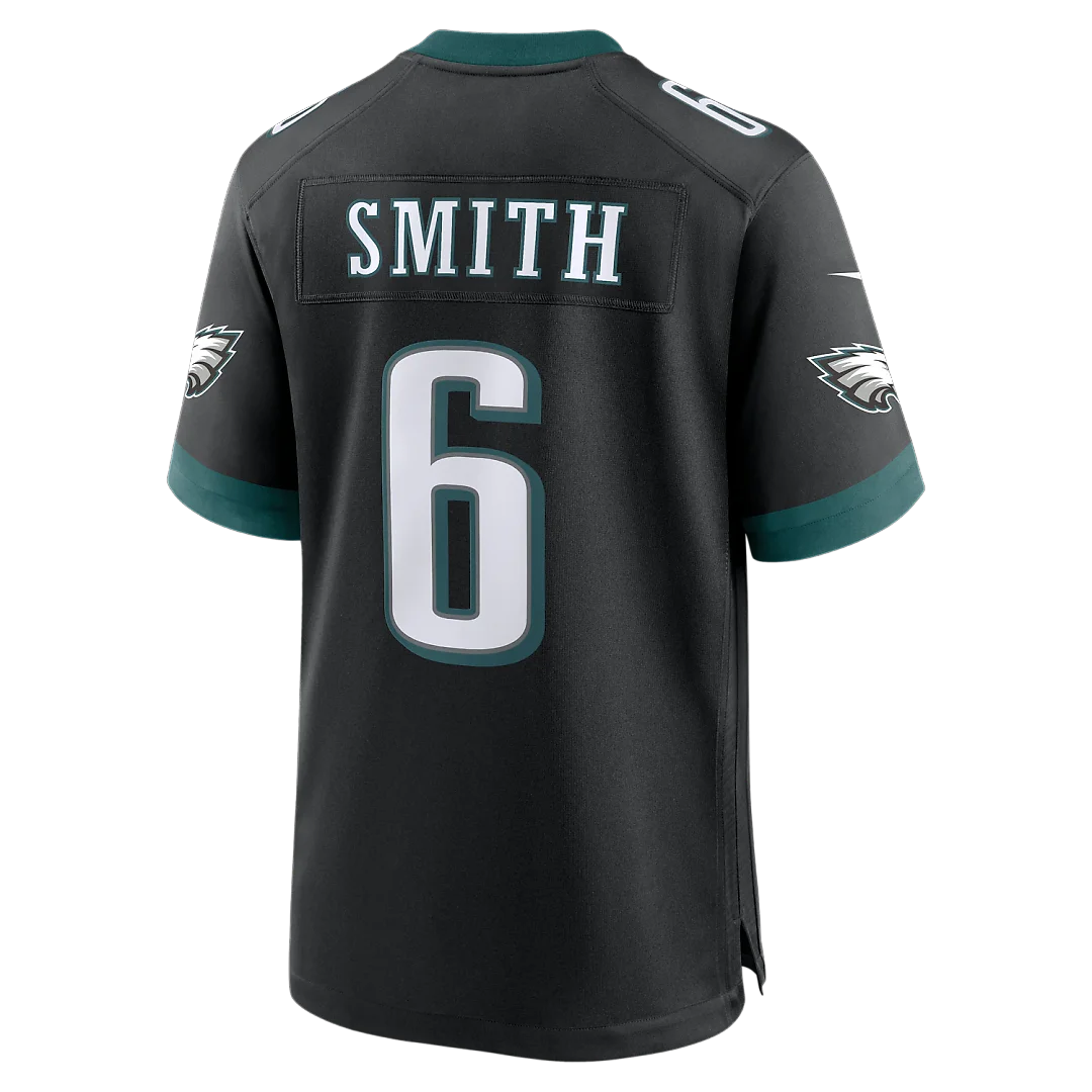 Zennovawear DeVonta Smith Philadelphia Eagles Alternate Game Jersey - Black