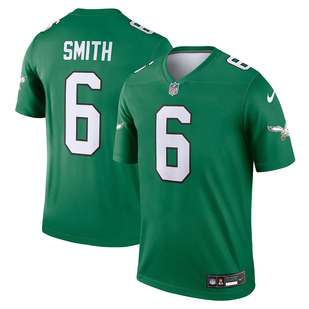 Zennovawear DeVonta Smith Philadelphia Eagles Legend Player Performance Top - Kelly Green