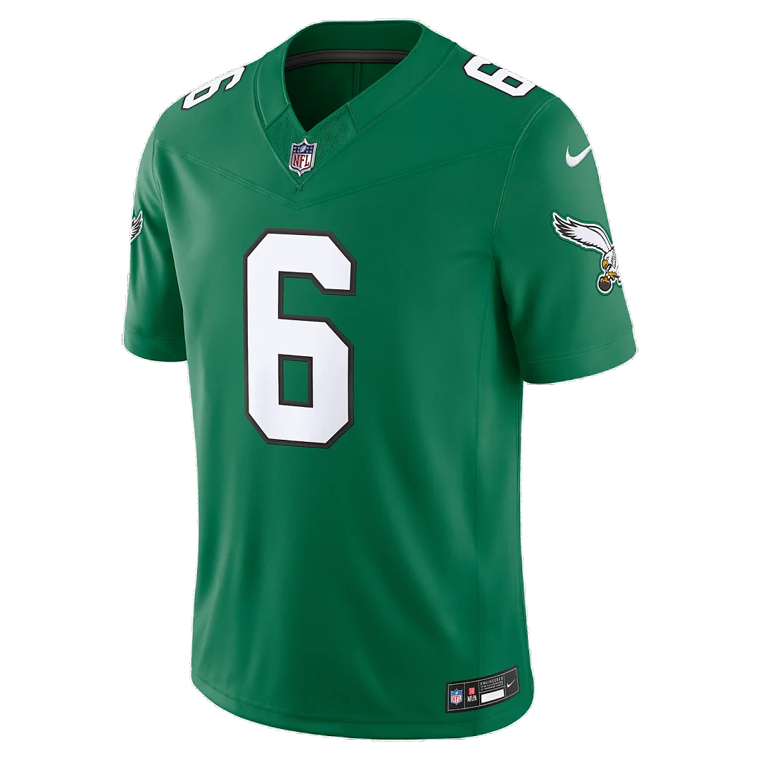 Zennovawear DeVonta Smith Philadelphia Eagles Alternate Vapor FUSE. Stitched Limited Jersey - Kelly Green