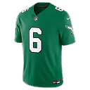 Zennovawear DeVonta Smith Philadelphia Eagles Alternate Vapor FUSE. Stitched Limited Jersey - Kelly Green