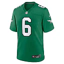 Zennovawear DeVonta Smith Philadelphia Eagles Alternate Game Player Jersey - Kelly Green