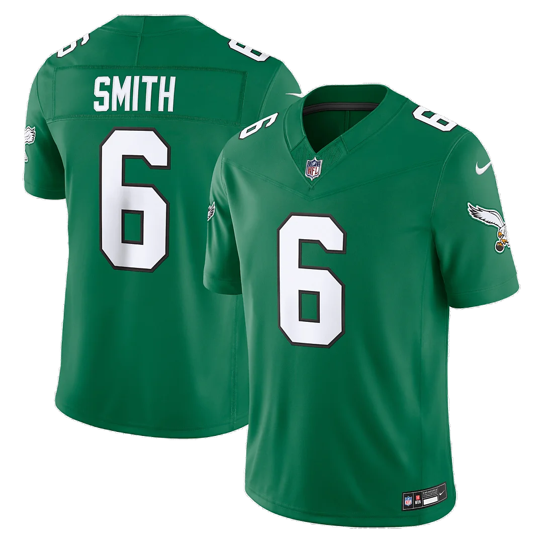 Zennovawear DeVonta Smith Philadelphia Eagles Alternate Vapor FUSE. Stitched Limited Jersey - Kelly Green