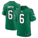 Zennovawear DeVonta Smith Philadelphia Eagles Alternate Game Player Jersey - Kelly Green