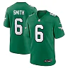 Zennovawear DeVonta Smith Philadelphia Eagles Alternate Game Player Jersey - Kelly Green