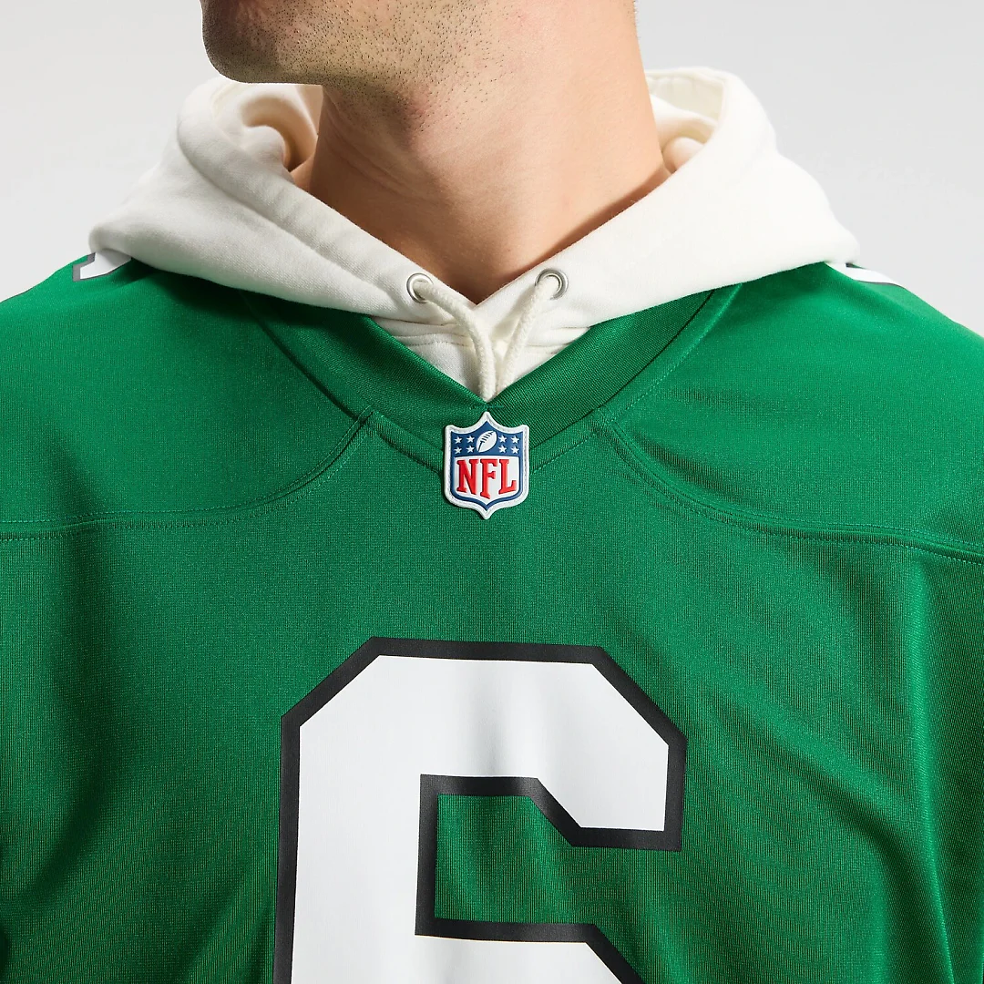 Zennovawear DeVonta Smith Philadelphia Eagles Alternate Game Player Jersey - Kelly Green