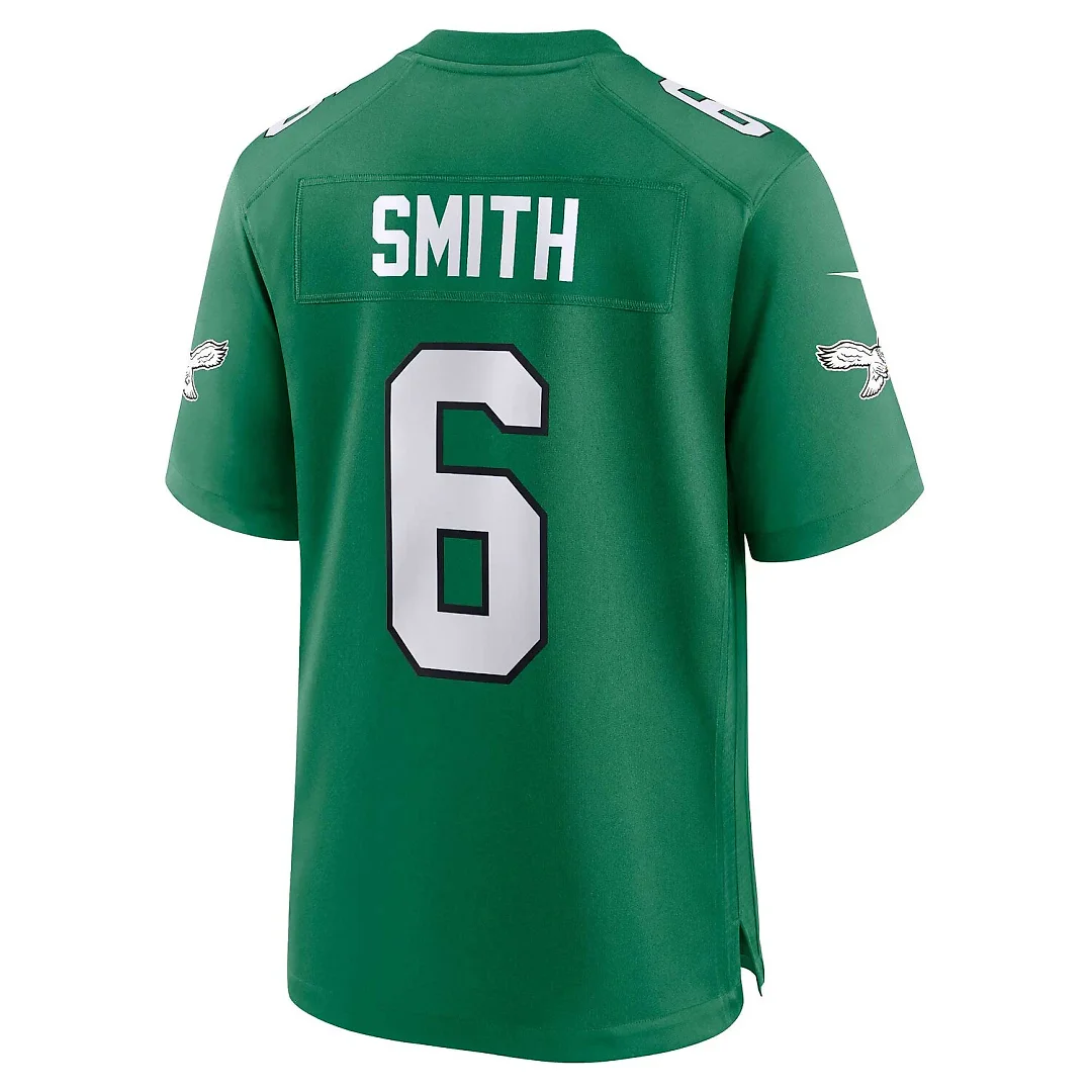 Zennovawear DeVonta Smith Philadelphia Eagles Alternate Game Player Jersey - Kelly Green