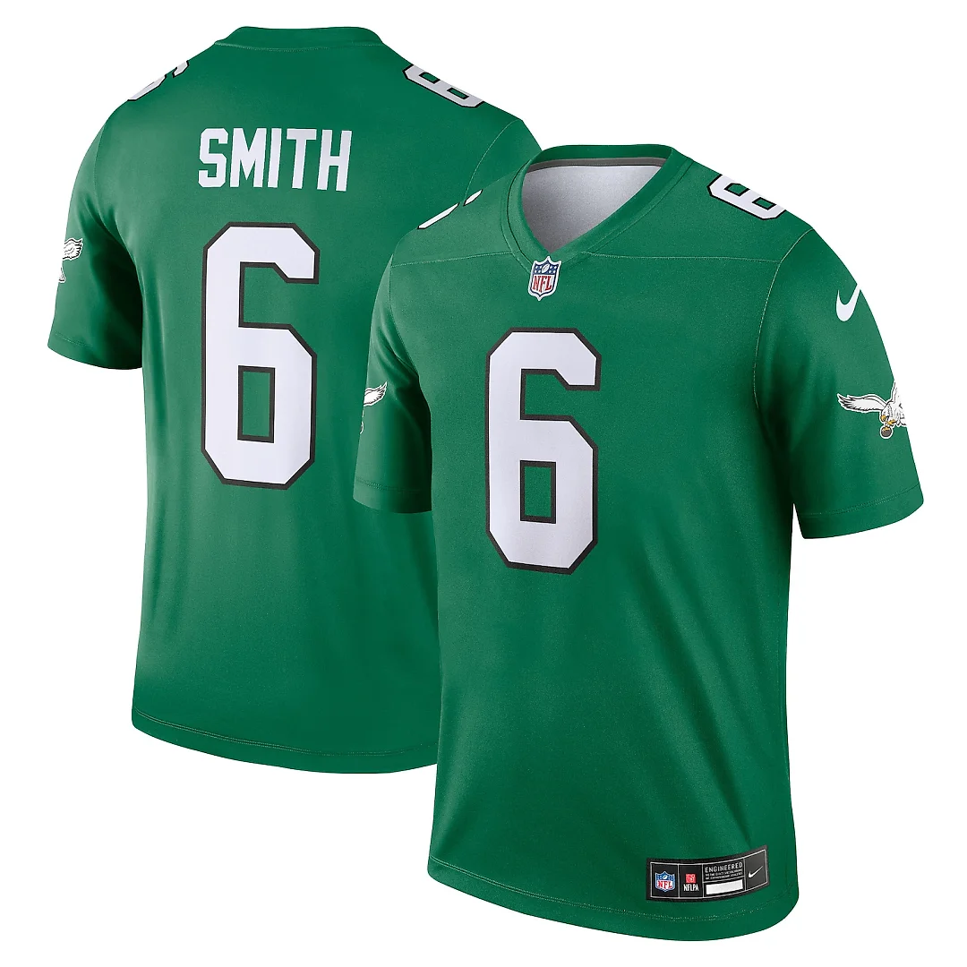 Zennovawear DeVonta Smith Philadelphia Eagles Legend Player Performance Top - Kelly Green