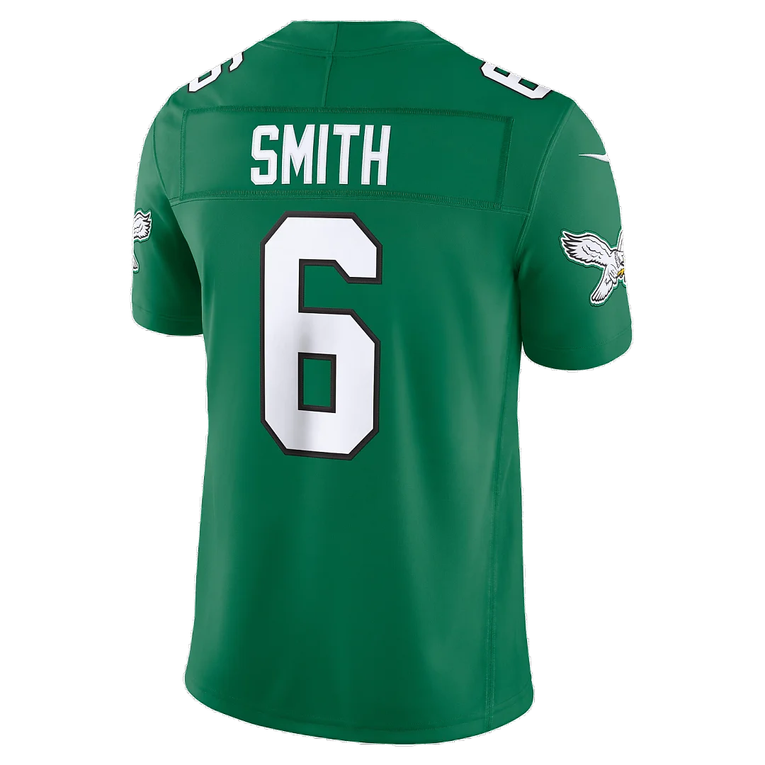 Zennovawear DeVonta Smith Philadelphia Eagles Alternate Vapor FUSE. Stitched Limited Jersey - Kelly Green
