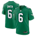 Zennovawear DeVonta Smith Philadelphia Eagles Alternate Game Player Jersey - Kelly Green