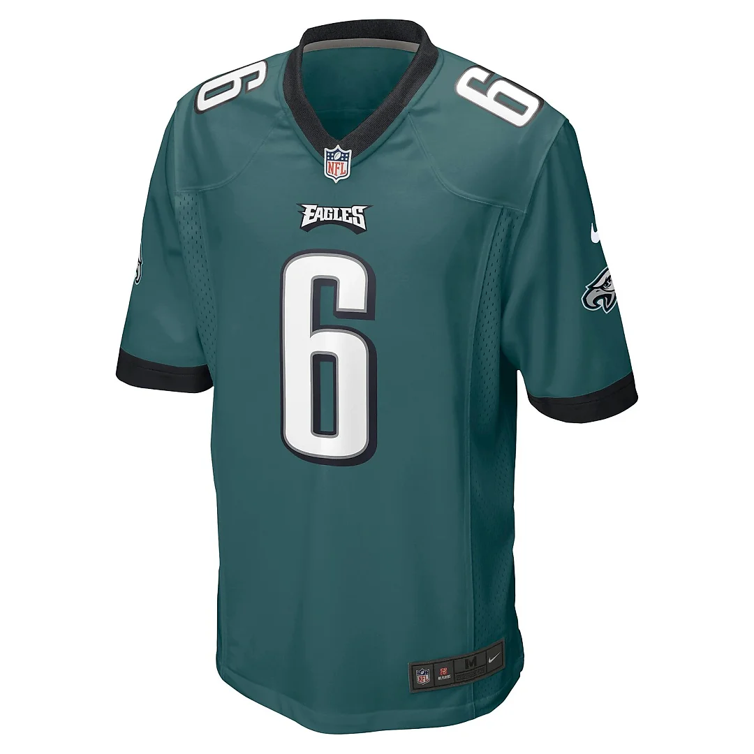 Zennovawear DeVonta Smith Philadelphia Eagles Player Game Jersey - Midnight Green