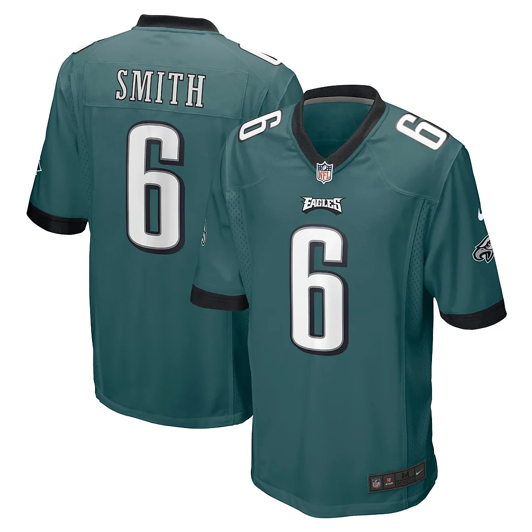 Zennovawear DeVonta Smith Philadelphia Eagles Player Game Jersey - Midnight Green