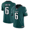 Zennovawear DeVonta Smith Philadelphia Eagles Team Vapor FUSE. Stitched Limited Jersey - Midnight Green