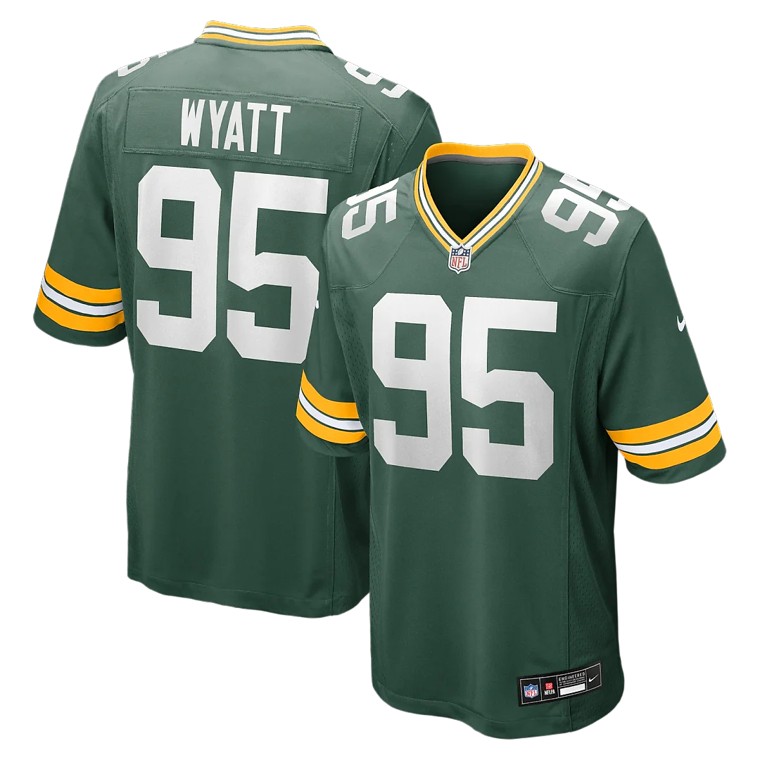 Zennovawear Devonte Wyatt Green Bay Packers Player Game Jersey - Green