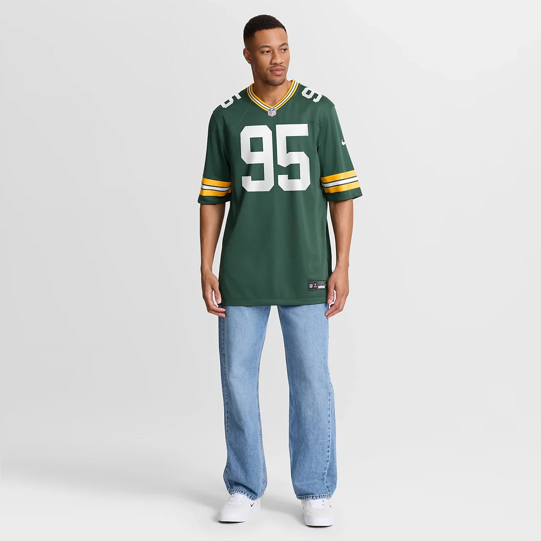 Zennovawear Devonte Wyatt Green Bay Packers Player Game Jersey - Green