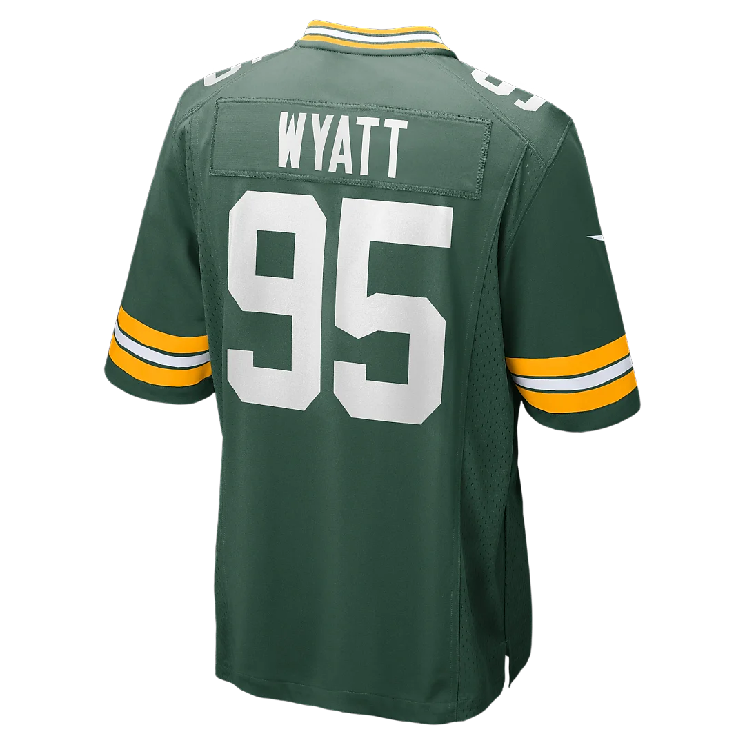 Zennovawear Devonte Wyatt Green Bay Packers Player Game Jersey - Green