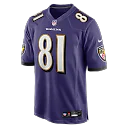 Zennovawear Devontez Walker Baltimore Ravens Team Game Jersey - Purple