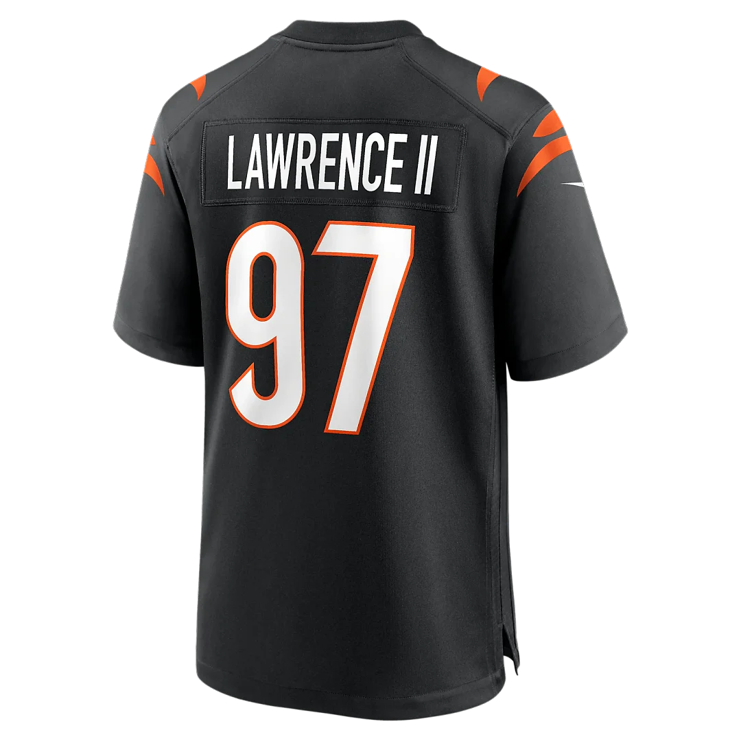 Zennovawear Dexter Lawrence II Cincinnati Bengals Game Jersey - Black