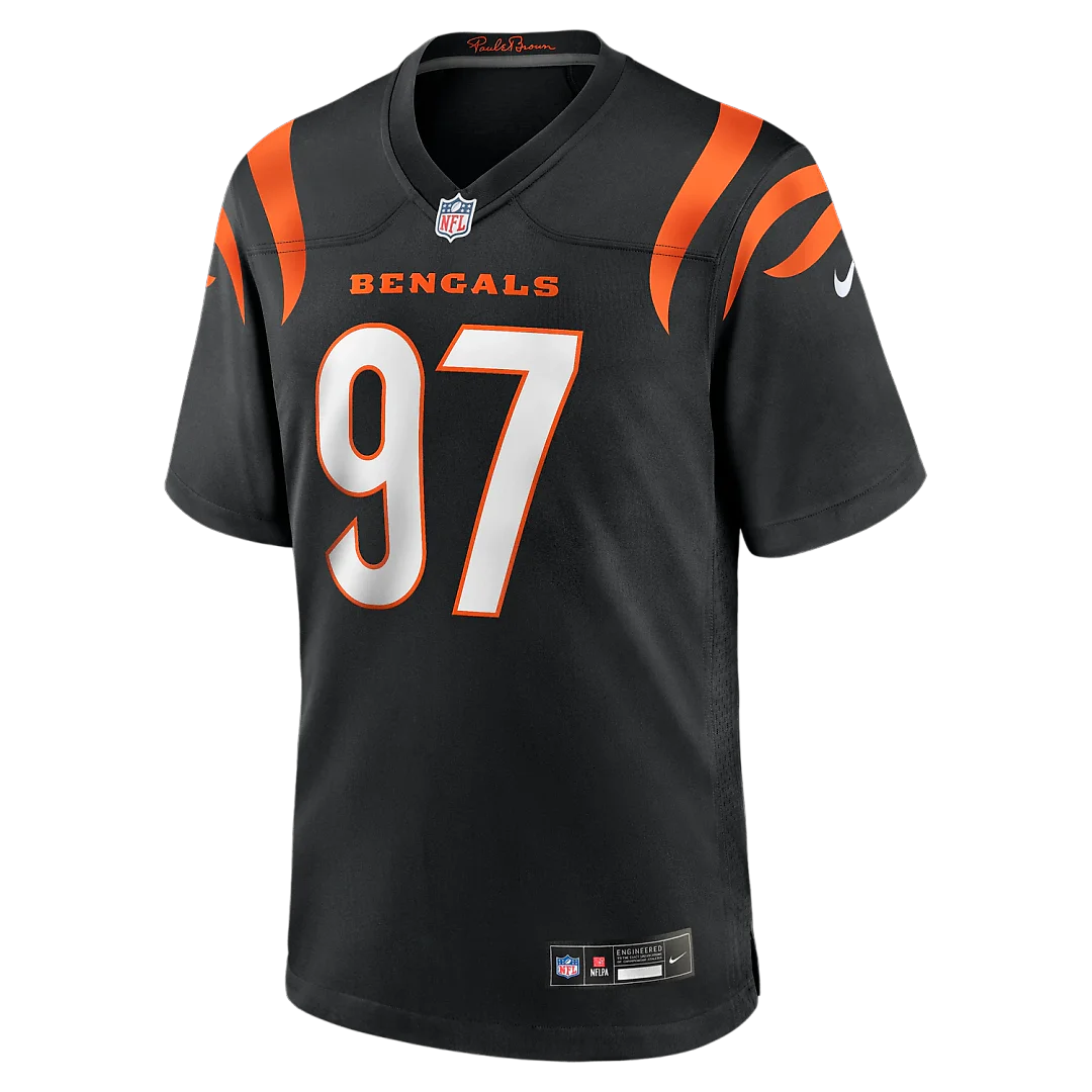 Zennovawear Dexter Lawrence II Cincinnati Bengals Game Jersey - Black