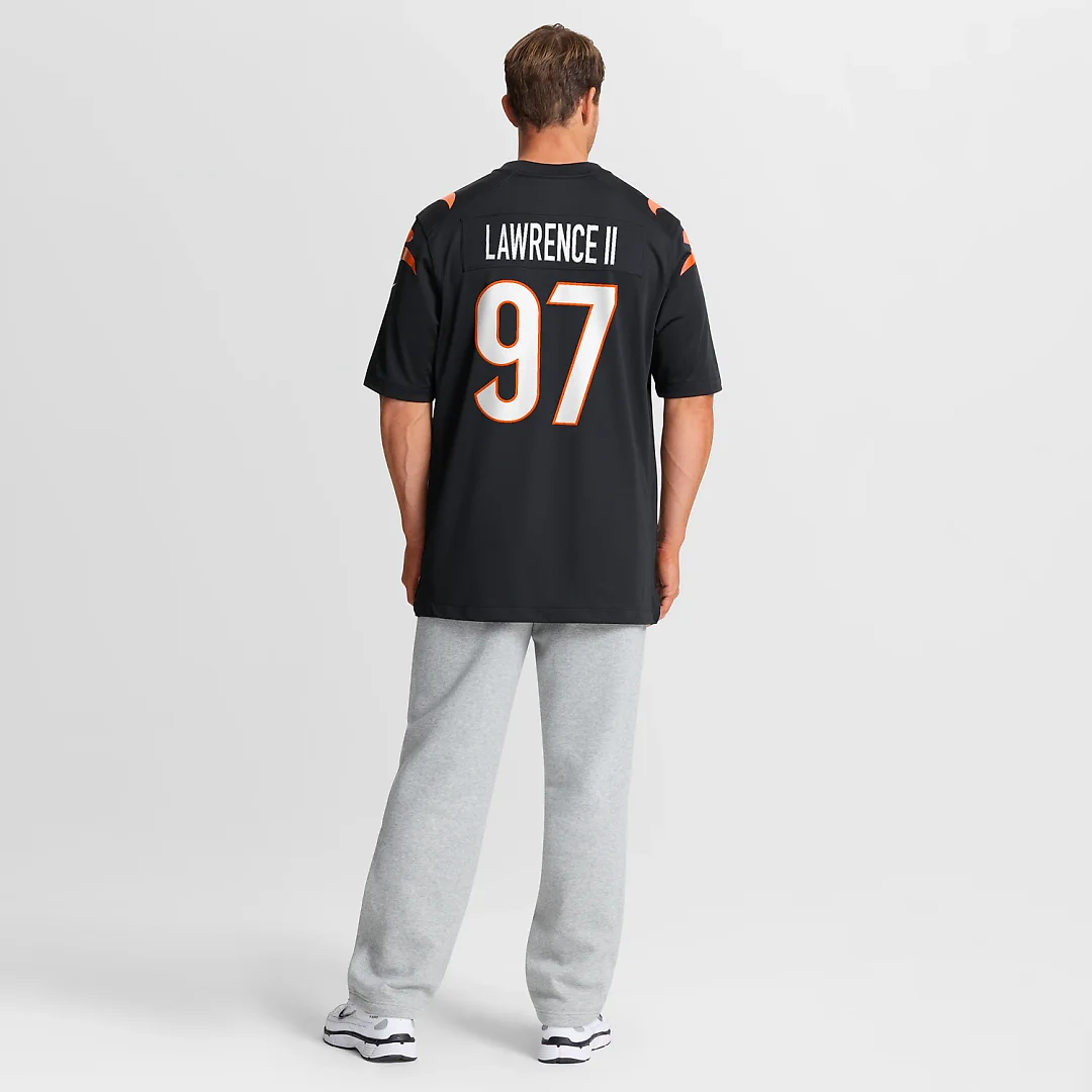 Zennovawear Dexter Lawrence II Cincinnati Bengals Game Jersey - Black