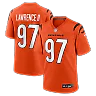 Zennovawear Dexter Lawrence II Cincinnati Bengals Game Jersey - Orange