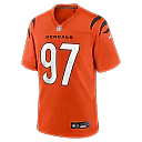 Zennovawear Dexter Lawrence II Cincinnati Bengals Game Jersey - Orange