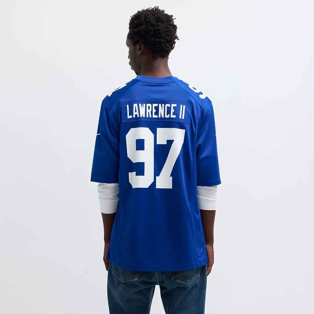 Zennovawear Dexter Lawrence II New York Giants Team Game Player Jersey - Royal