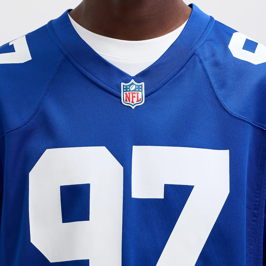 Zennovawear Dexter Lawrence II New York Giants Team Game Player Jersey - Royal