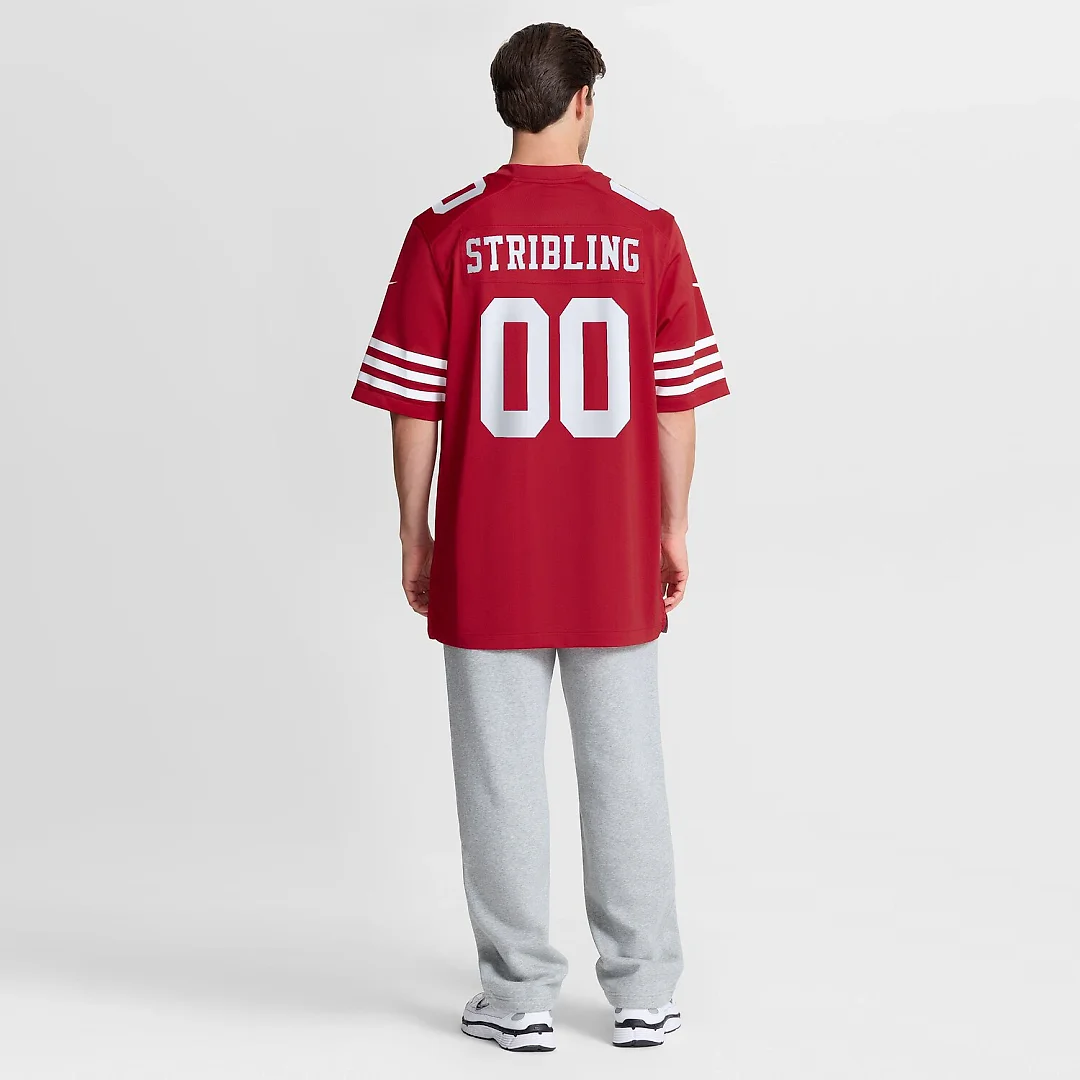 Zennovawear De'Zhaun Stribling San Francisco 49ers Game Jersey - Scarlet