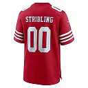 Zennovawear De'Zhaun Stribling San Francisco 49ers Game Jersey - Scarlet