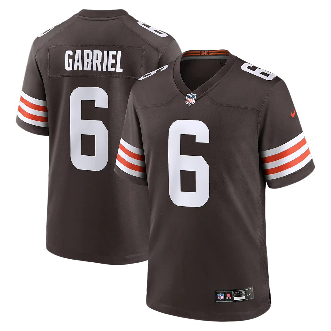 Zennovawear Dillon Gabriel Cleveland Browns Team Game Jersey - Brown