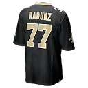 Zennovawear Dillon Radunz New Orleans Saints Team Game Jersey - Black
