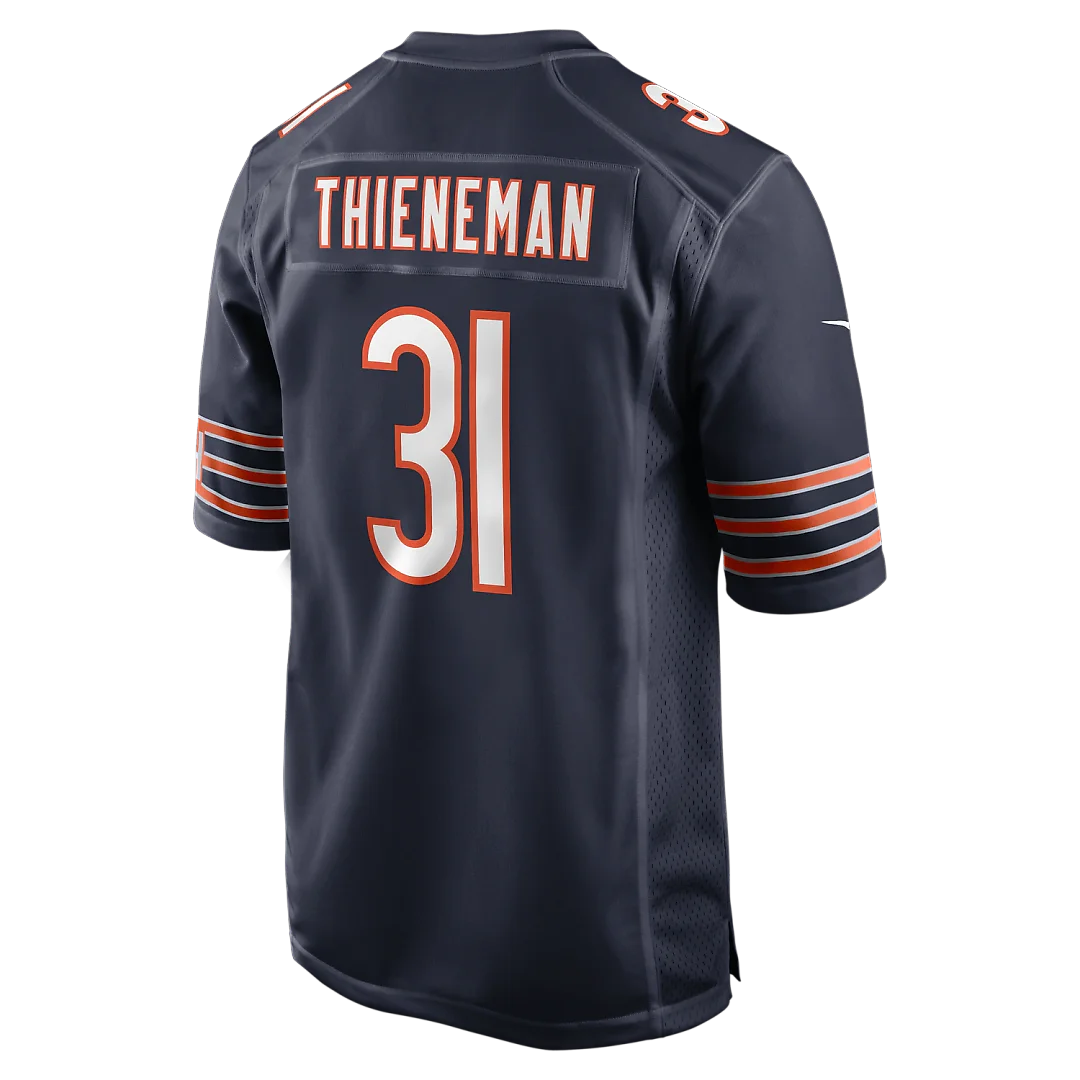 Zennovawear Dillon Thieneman Chicago Bears 2026 NFL Draft First Round Pick No. 25 Team Game Jersey - Navy