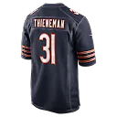 Zennovawear Dillon Thieneman Chicago Bears 2026 NFL Draft First Round Pick No. 25 Team Game Jersey - Navy
