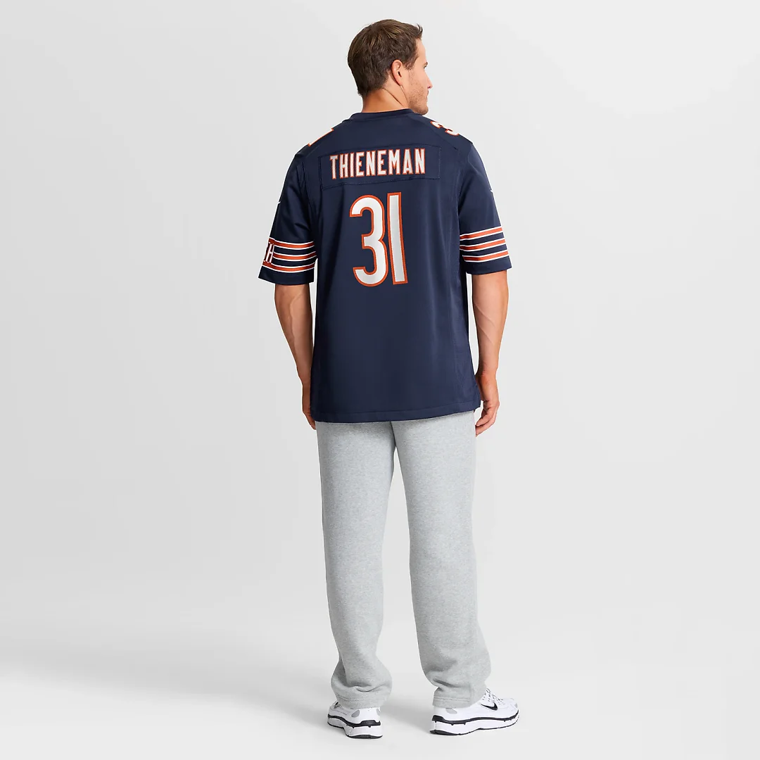 Zennovawear Dillon Thieneman Chicago Bears 2026 NFL Draft First Round Pick No. 25 Team Game Jersey - Navy