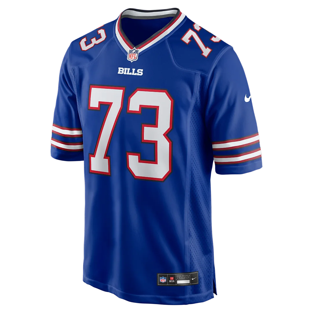 Zennovawear Dion Dawkins Buffalo Bills Game Player Jersey - Royal