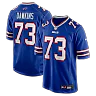 Zennovawear Dion Dawkins Buffalo Bills Game Player Jersey - Royal