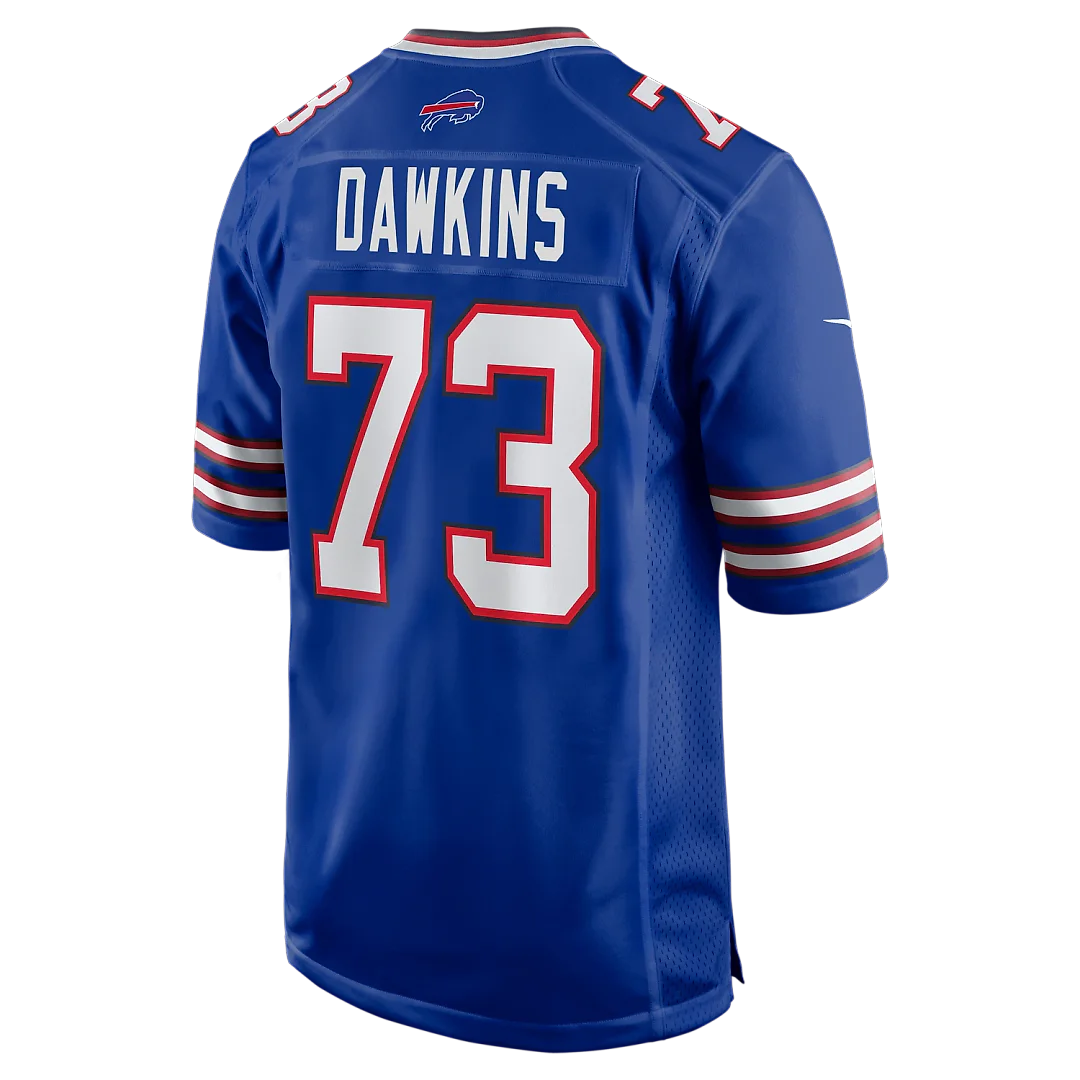 Zennovawear Dion Dawkins Buffalo Bills Game Player Jersey - Royal