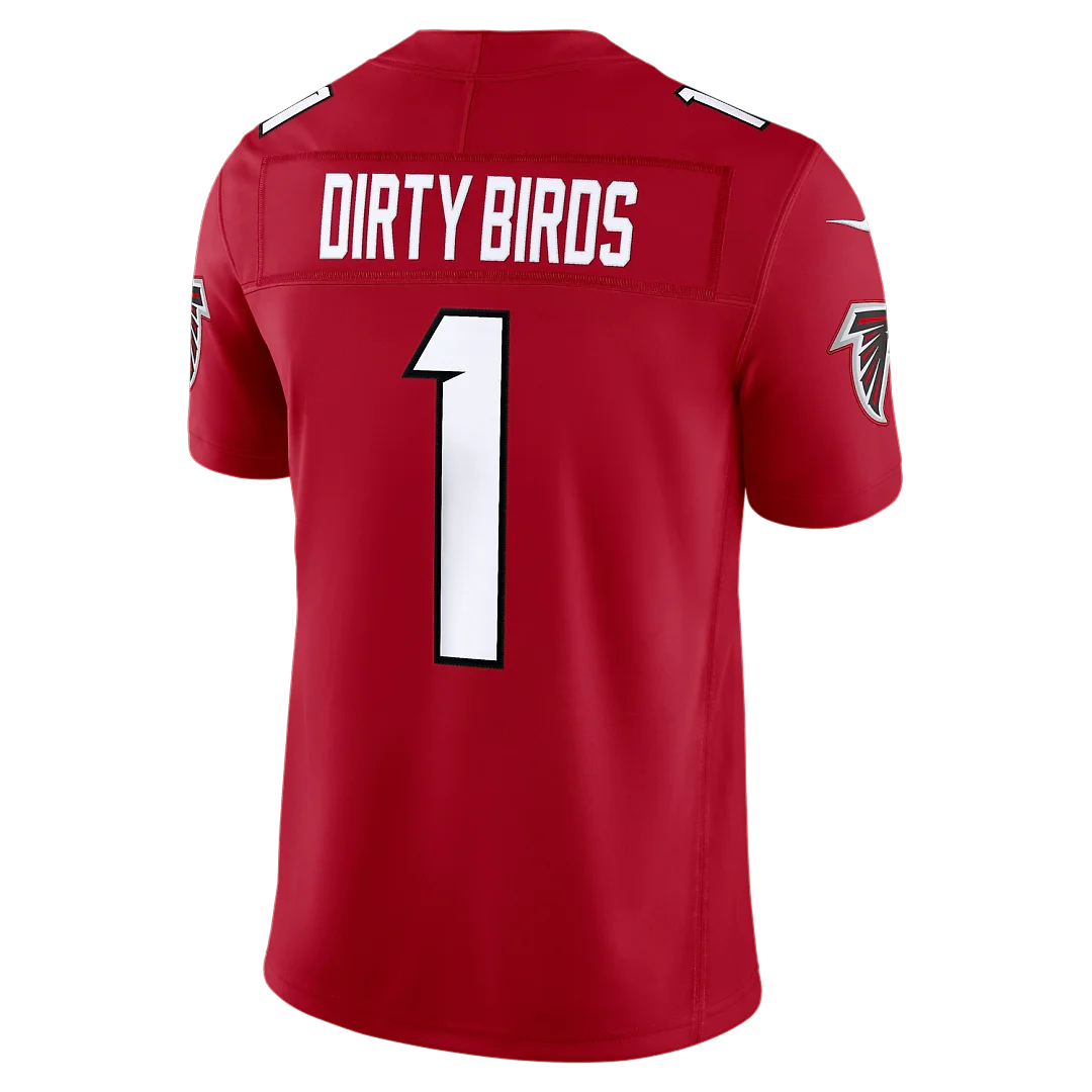 Zennovawear Dirty Birds Atlanta Falcons Team Vapor FUSE. Stitched Limited Jersey - Red