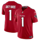 Zennovawear Dirty Birds Atlanta Falcons Team Vapor FUSE. Stitched Limited Jersey - Red